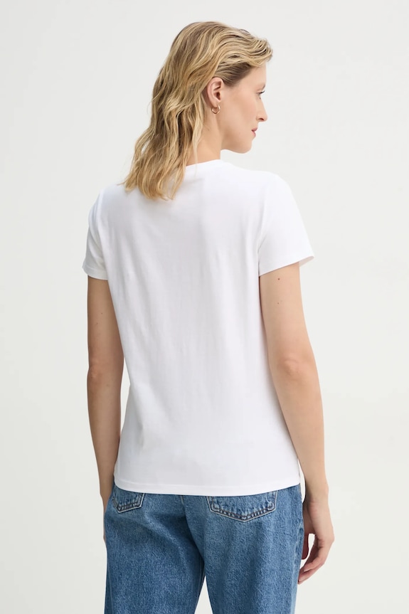 Odzież Levi's t-shirt bawełniany THE PERFECT TEE 17369. biały