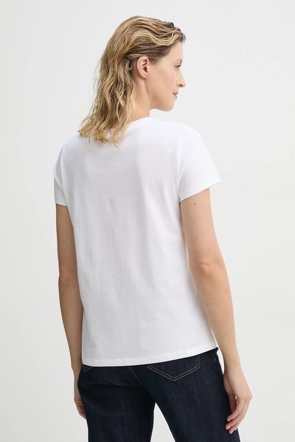 Odzież Levi's t-shirt bawełniany THE PERFECT TEE 17369. biały