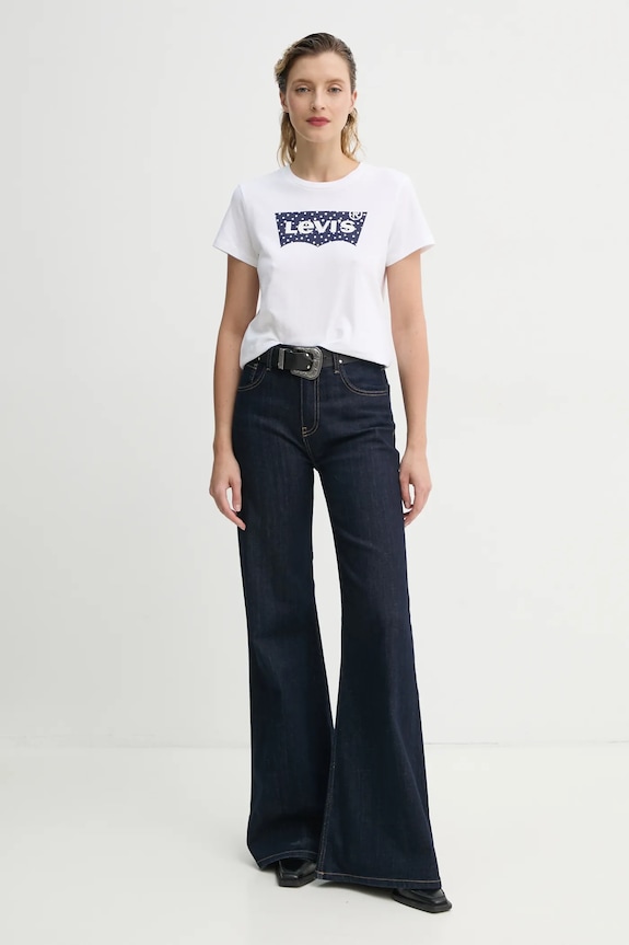 Levi's t-shirt bawełniany THE PERFECT TEE 17369. biały SS25