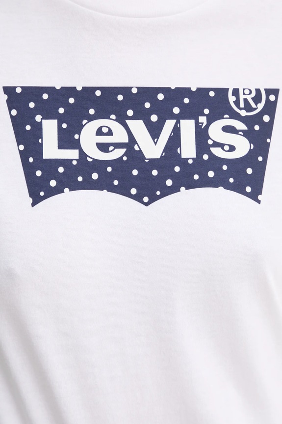 Levi's t-shirt bawełniany THE PERFECT TEE 17369. biały