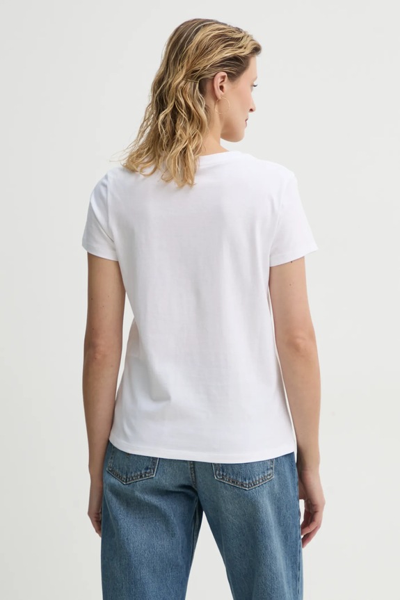 Odzież Levi's t-shirt bawełniany THE PERFECT TEE 17369. biały