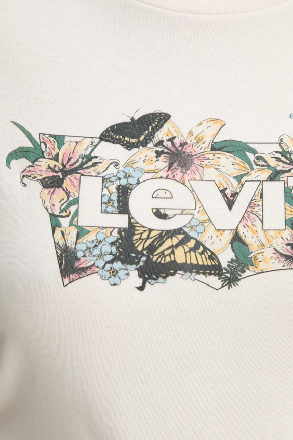 Levi's tricou din bumbac THE PERFECT TEE 17369. bej