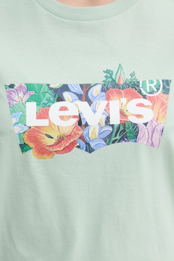 Levi's tricou din bumbac THE PERFECT TEE 17369. verde
