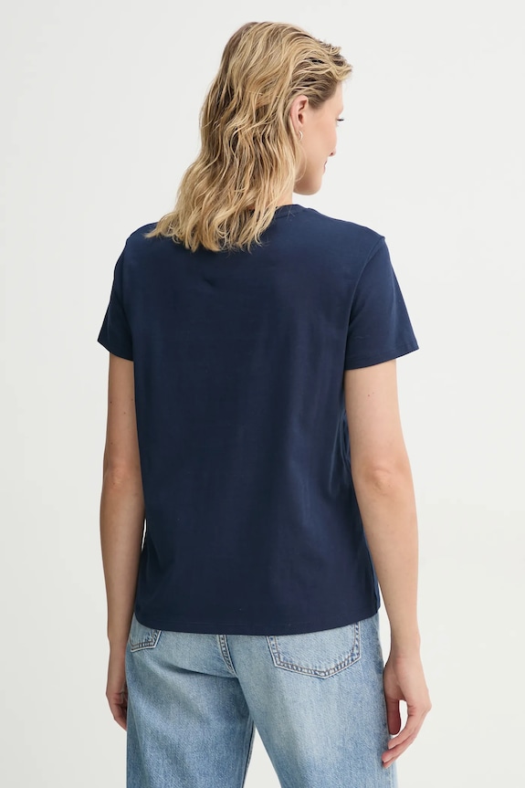 Odzież Levi's t-shirt bawełniany THE PERFECT TEE 17369. granatowy