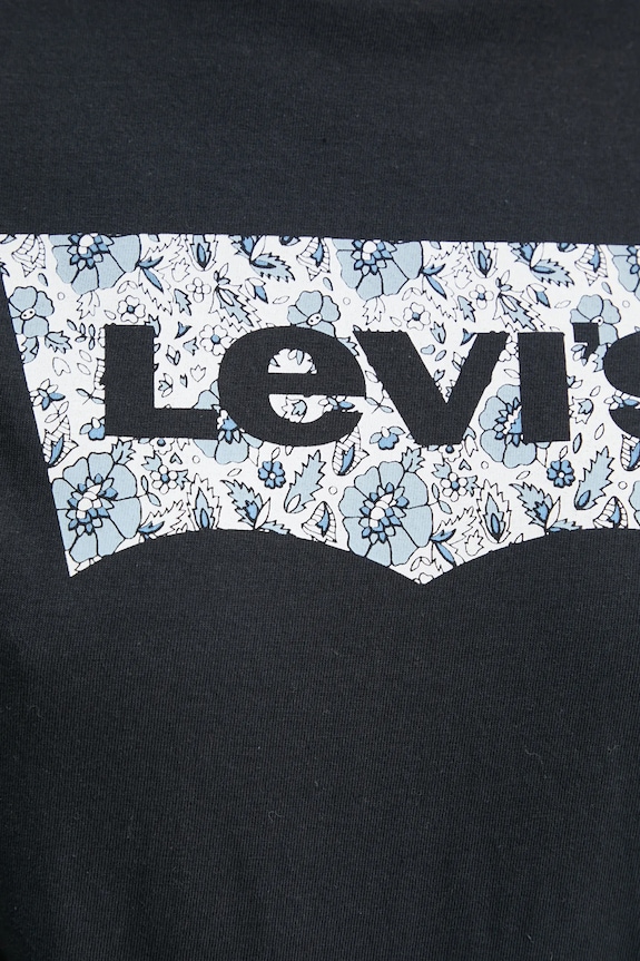 Bavlnené tričko Levi's THE PERFECT TEE 17369. čierna