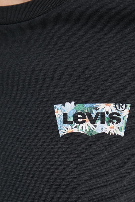 Bavlnené tričko Levi's THE PERFECT TEE 17369. čierna