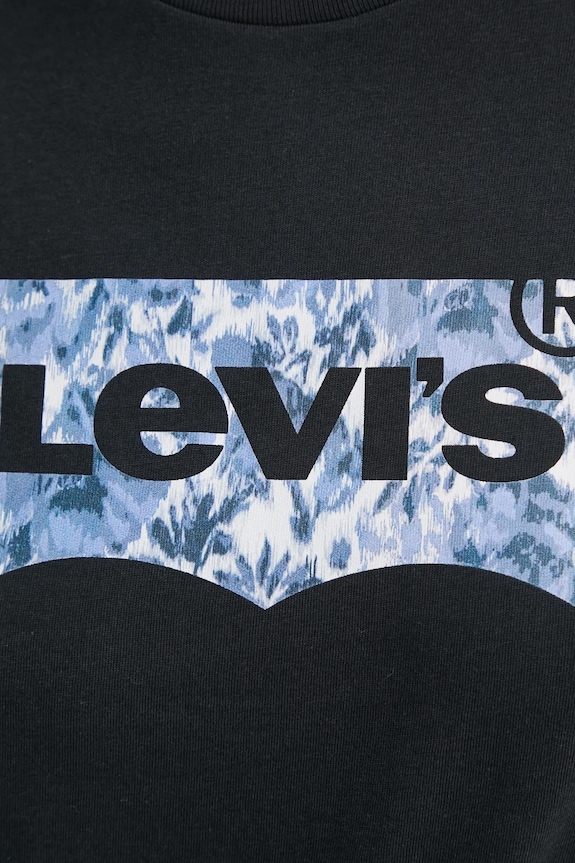 Levi's tricou din bumbac THE PERFECT TEE 17369. negru