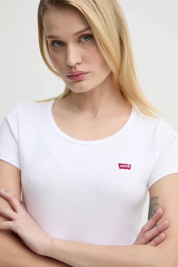 Bavlnené tričko Levi's 2PACK CREWNECK TEE 2-pak 74856