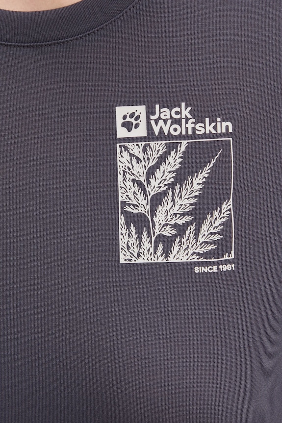 Αθλητικό μπλουζάκι Jack Wolfskin Vonnan Graphic A63953 μπλε