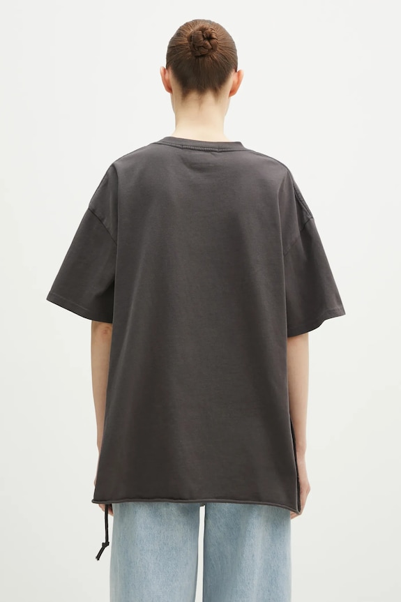 Clothing KSUBI cotton t-shirt Sott Boyfriend WPS25TE010 gray