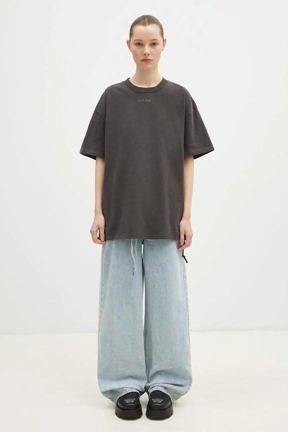 KSUBI cotton t-shirt Sott Boyfriend WPS25TE010 gray