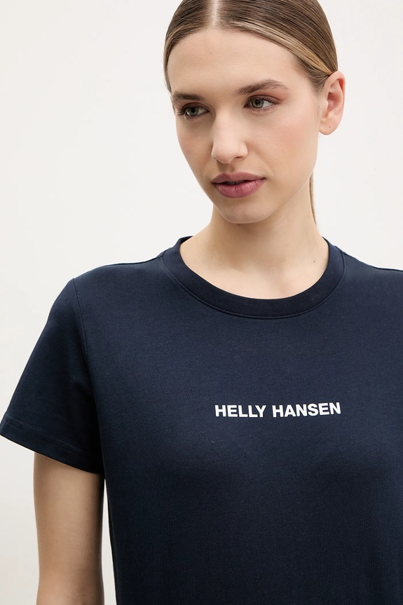 Helly Hansen t-shirt bawełniany CORE granatowy 54591