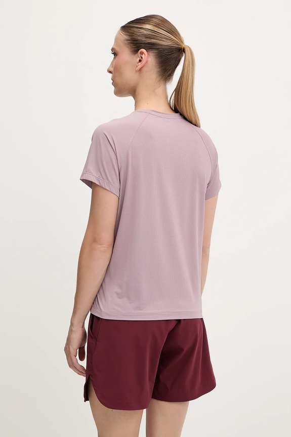 Odzież Helly Hansen t-shirt sportowy SHINE SOLEN 49577 różowy