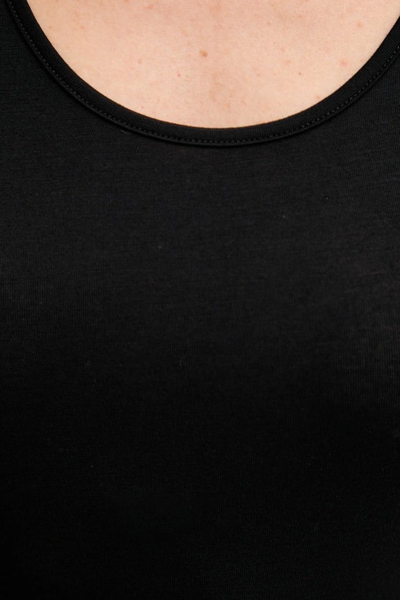 United Colors of Benetton top czarny 3OVL1H00C