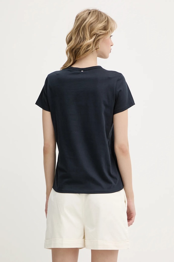 Ρούχα Βαμβακερό μπλουζάκι BOSS 50537598 σκούρο μπλε