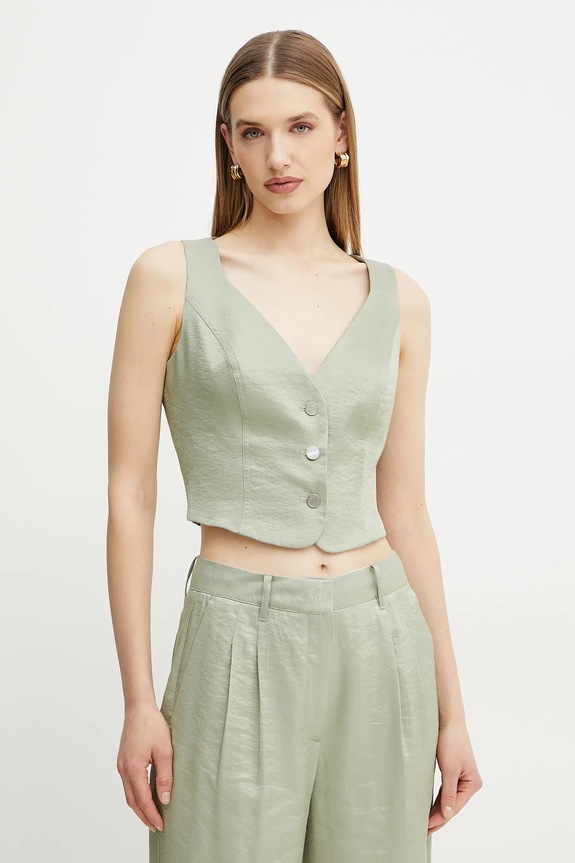 Безрукавка Guess CAMILLE з підкладкою зелений W5GH71.WH5F0