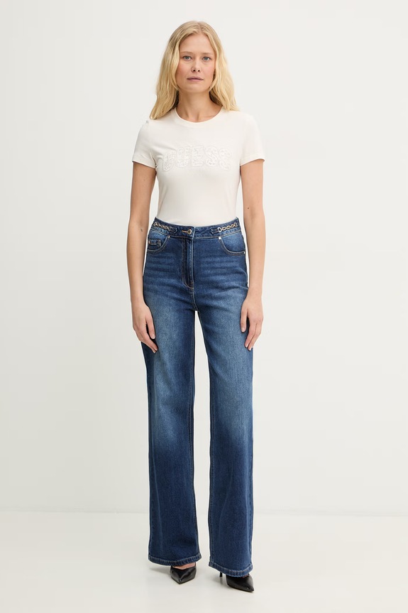 Tričko Guess W5GI04.J1314 béžová SS26