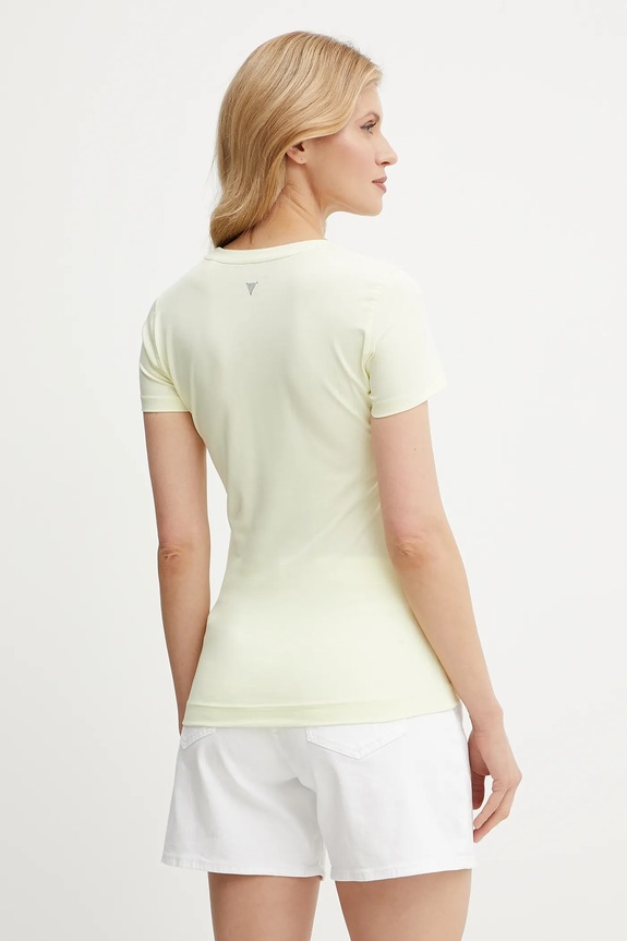Ruházat Guess t-shirt W5GI07.J1314 sárga