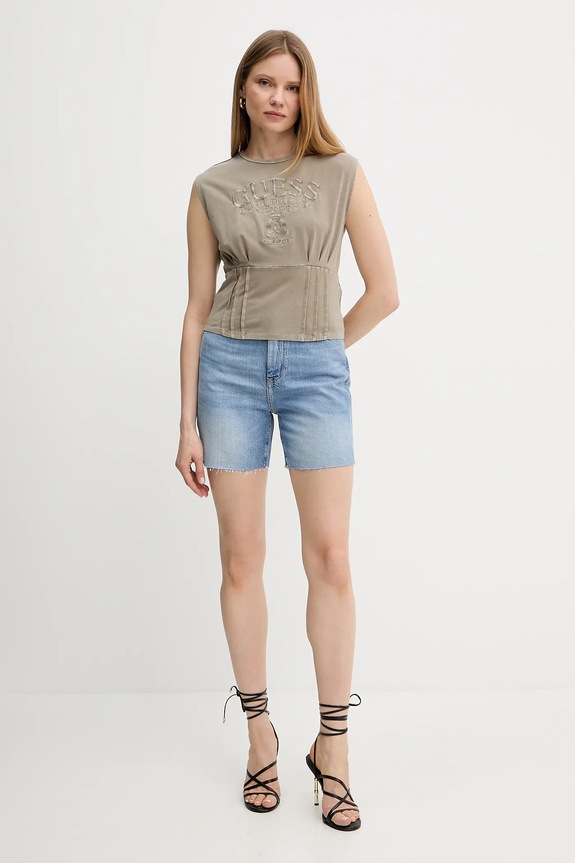 Guess top W5GI22.K49A1 beżowy SS25