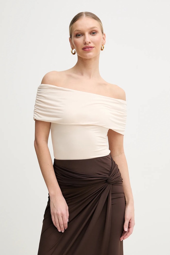 Блузка Guess CHARLOTTE бежевий W5GP08.KACM2