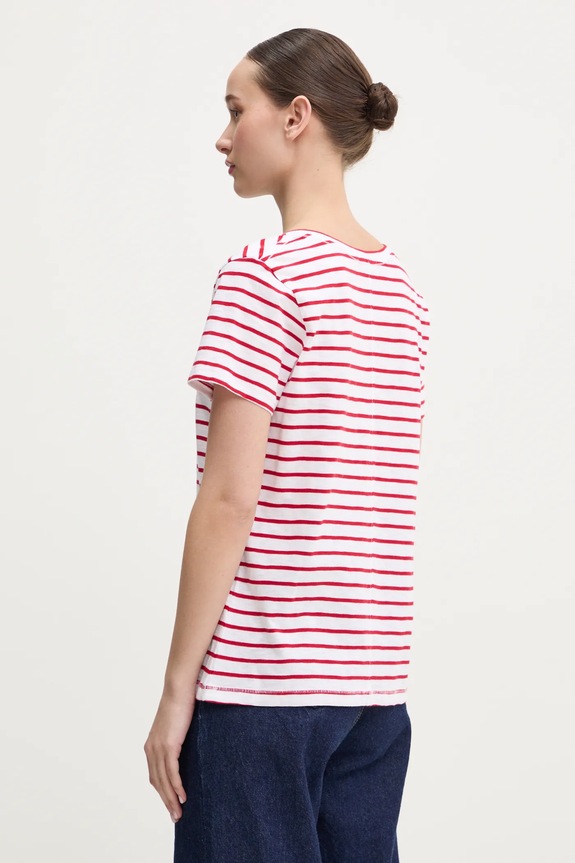 Odzież Superdry t-shirt W1011181A.E4M czerwony