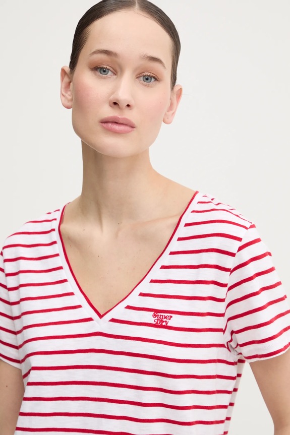 Superdry t-shirt czerwony W1011181A.E4M