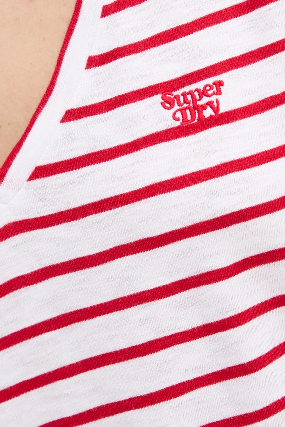 Superdry t-shirt W1011181A.E4M czerwony