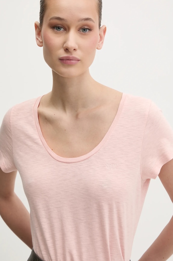 Superdry tricou uni roz W1011381A.11R