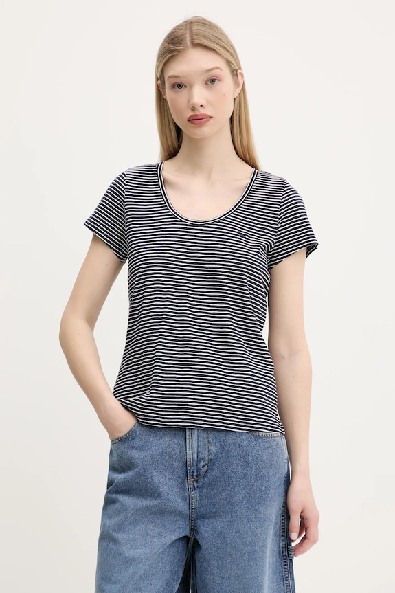 Superdry t-shirt regolare blu navy W1011381A.F1Q