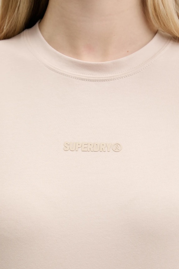 Μπλουζάκι Superdry W1011639A.7SJ μπεζ