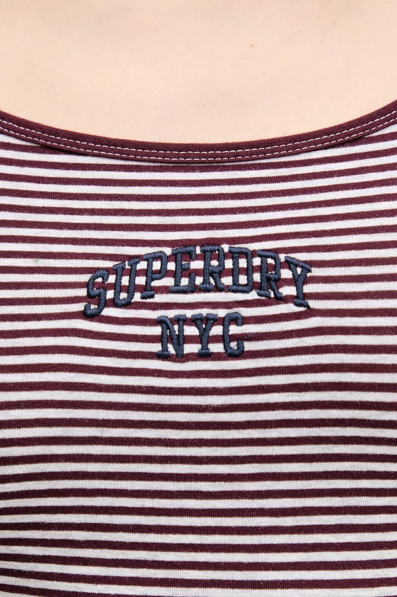 Top Superdry W6012036A.E9I burgundské