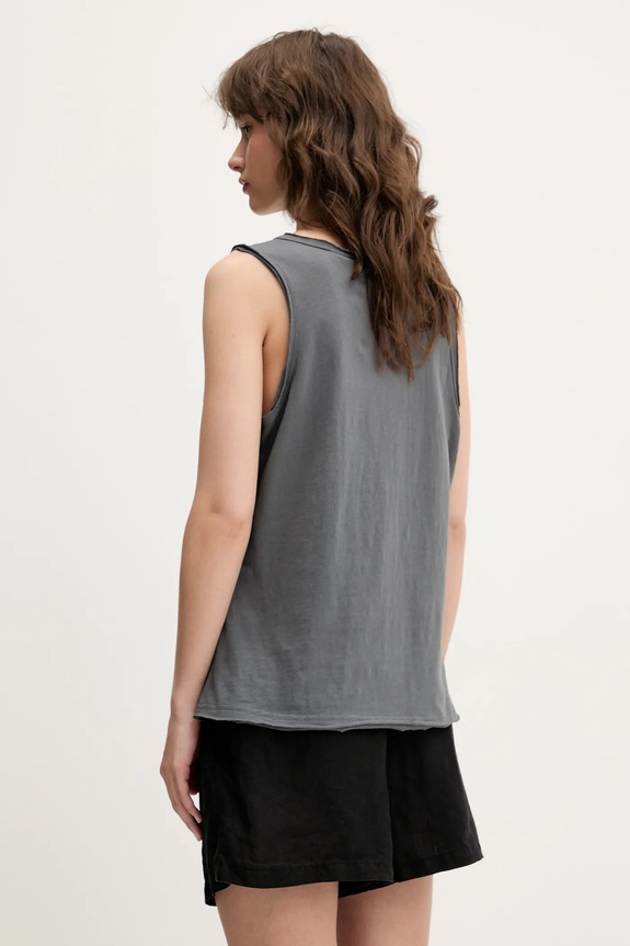 Ruházat Superdry pamut top W6012044A.U4M szürke