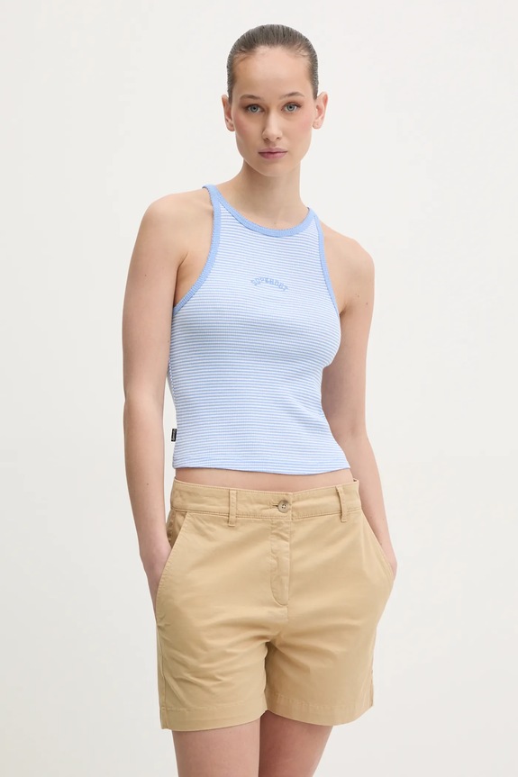 Top Superdry slim modrá W6012055A.FZJ