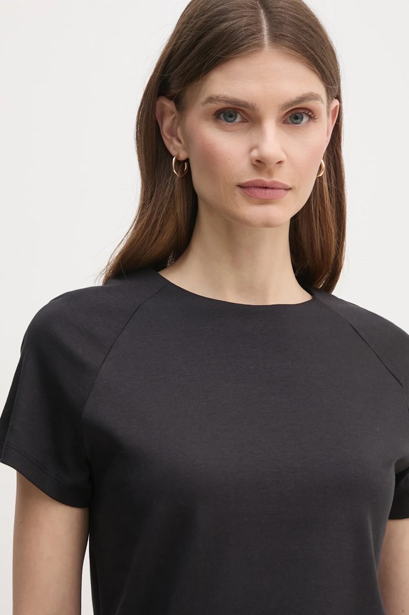 Βαμβακερό μπλουζάκι Calvin Klein μαύρο K20K208399