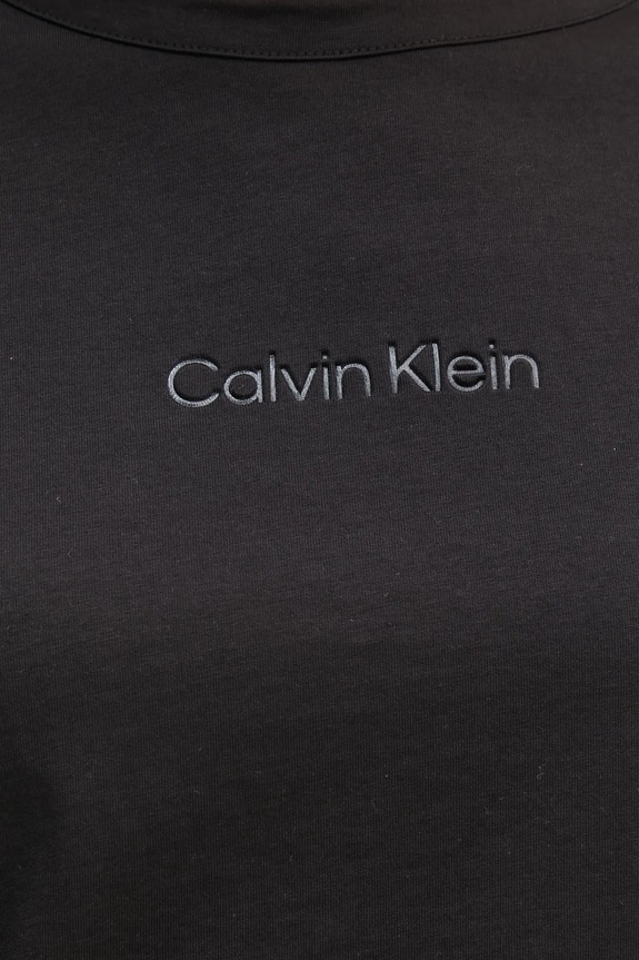 Βαμβακερό μπλουζάκι Calvin Klein K20K208294 μαύρο