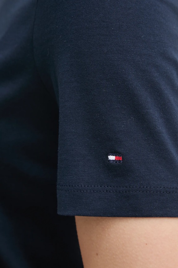 Tommy Hilfiger tricou din bumbac WW0WW45428 bleumarin