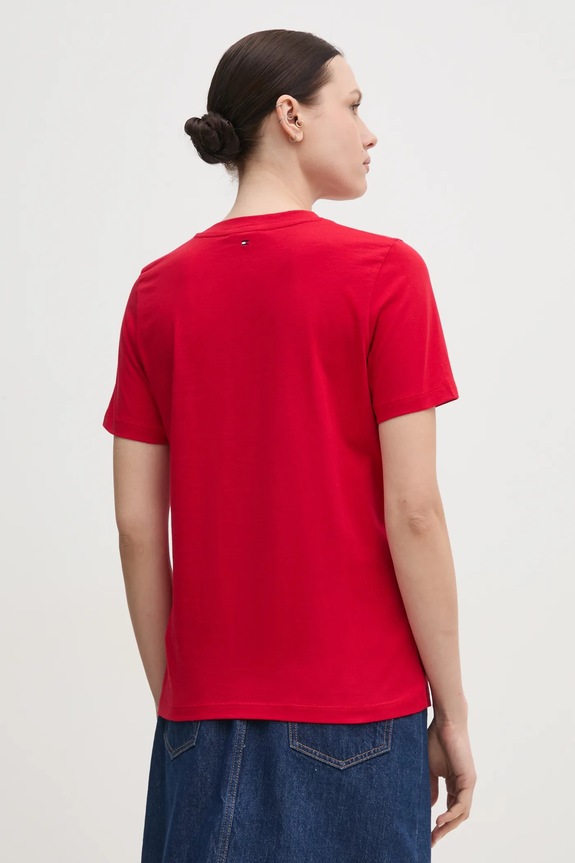 Abbigliamento Tommy Hilfiger t-shirt in cotone WW0WW45522 rosso