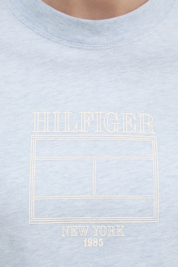 Tommy Hilfiger tricou din bumbac WW0WW45525 albastru
