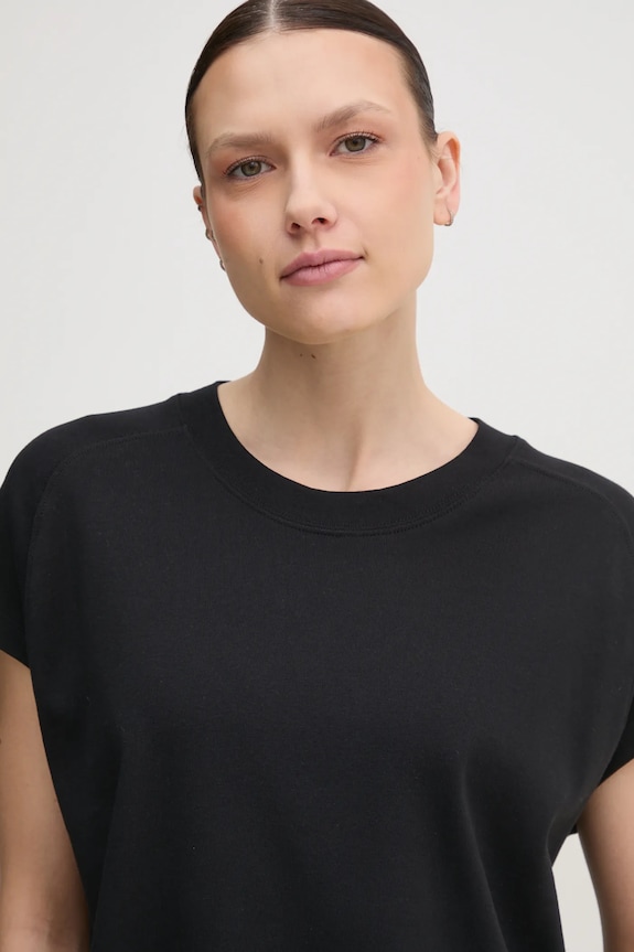 Bavlnené tričko Tommy Hilfiger čierna WW0WW44544