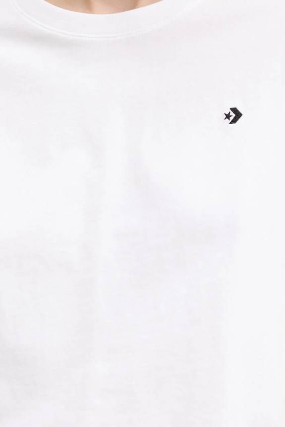 Converse tricou din bumbac 10027625.A03 alb