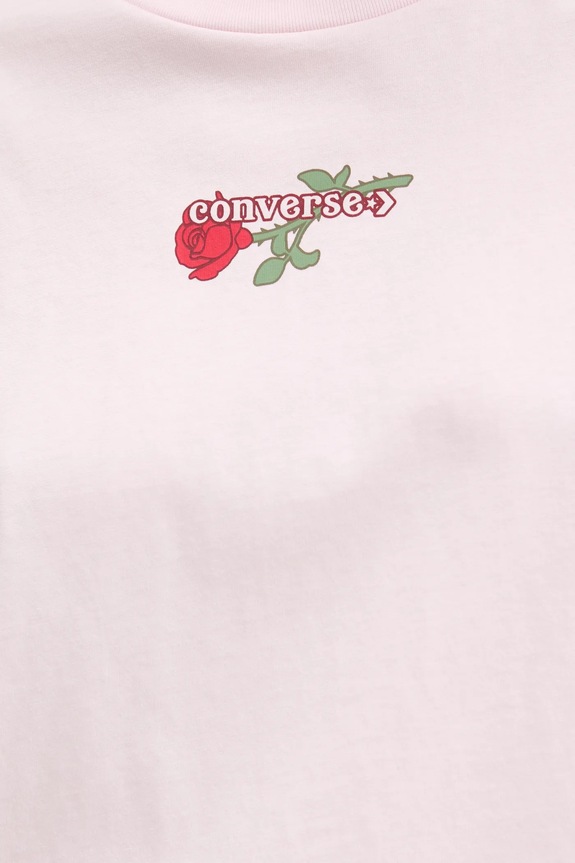 Converse pamut póló 10028306.A03 rózsaszín