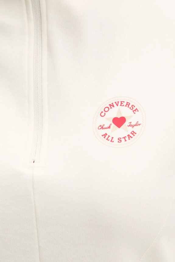 Μακρυμάνικο Converse 10028308.A01 μπεζ