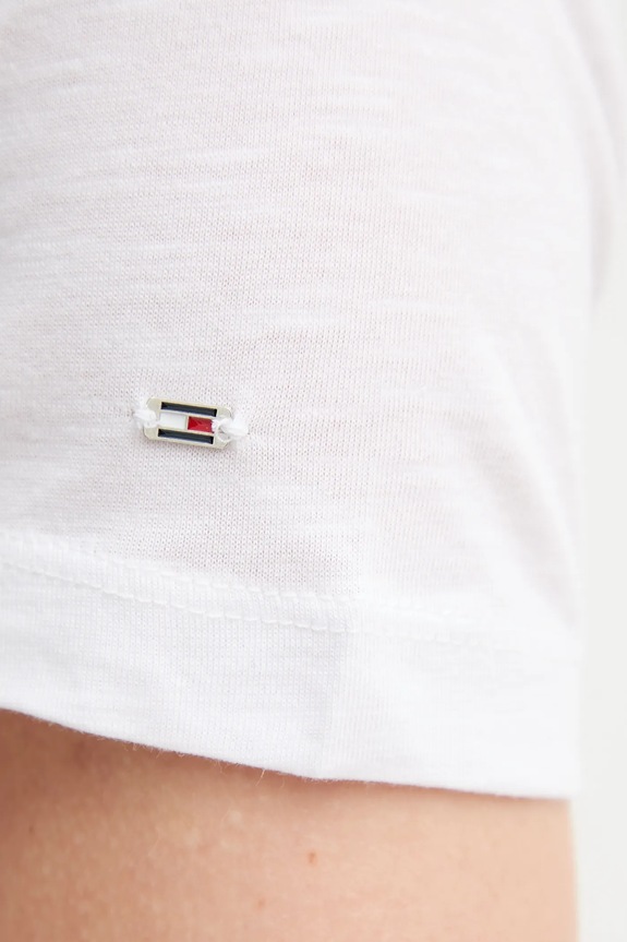 Tommy Hilfiger t-shirt bawełniany biały WW0WW44559