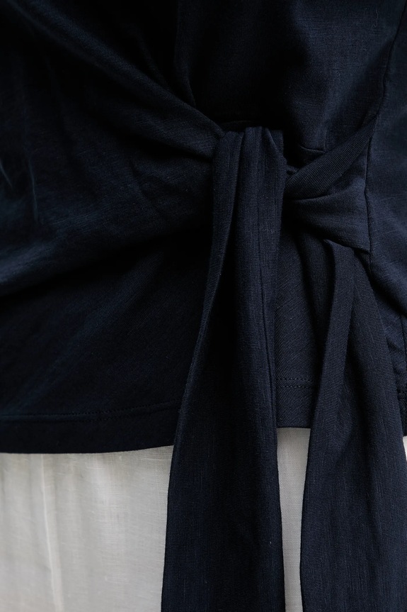 Βαμβακερό μπλουζάκι Tommy Hilfiger WW0WW44559 σκούρο μπλε