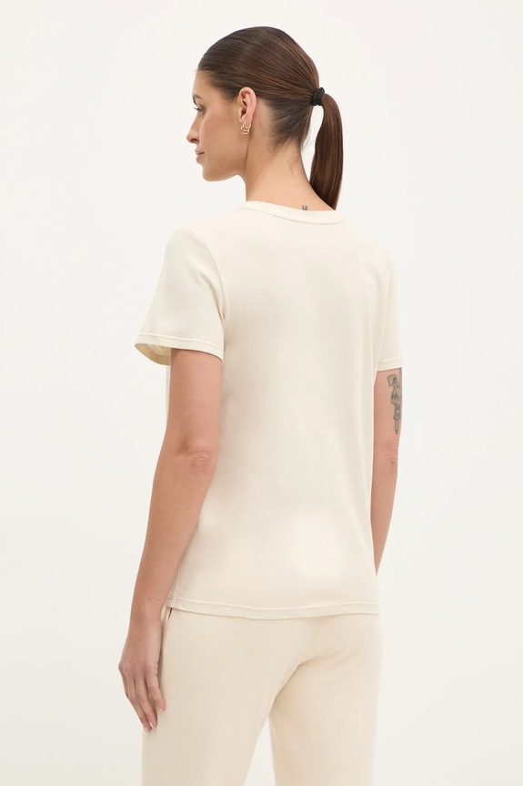 Îmbrăcăminte Dkny tricou din bumbac DP5T1250 bej
