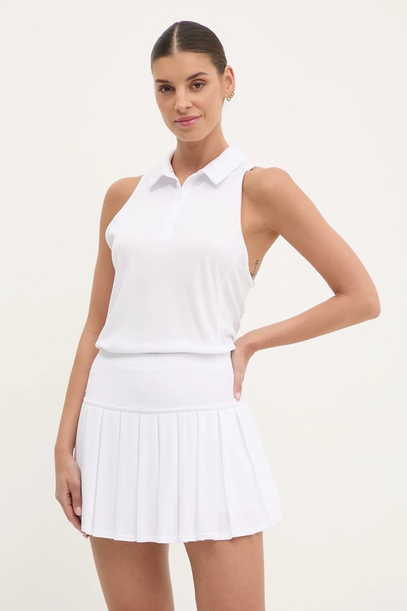 Top Dkny jednofarebný biela DP5T1185