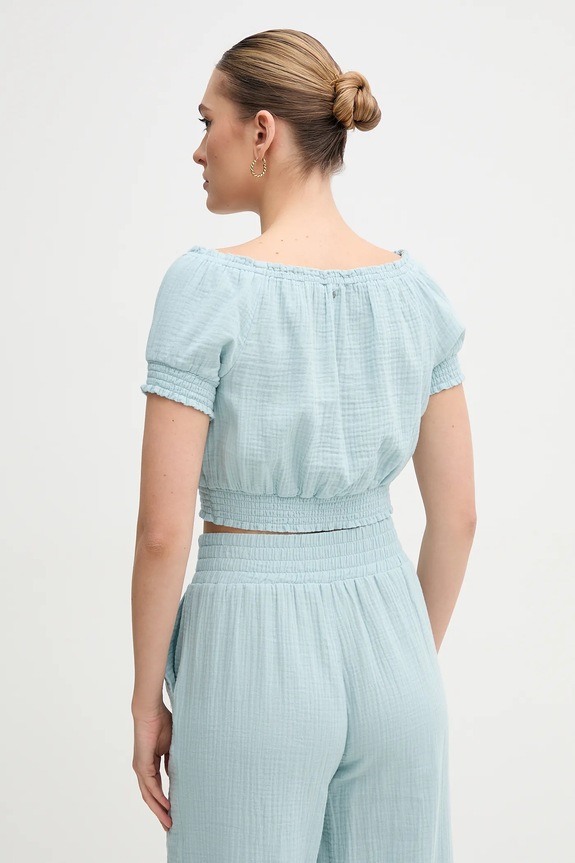 Odzież Dkny bluzka bawełniana DJ5W2110 niebieski