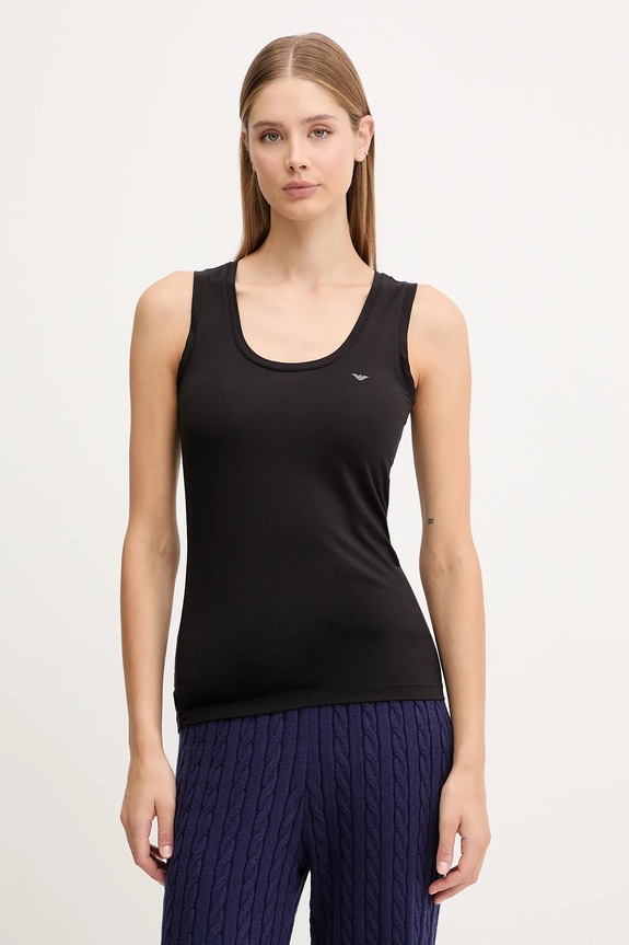 Top Emporio Armani Underwear čierna EW000407.AF10889