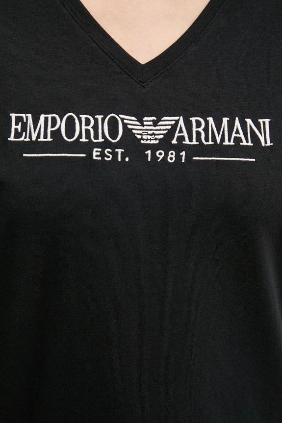 Majica kratkih rukava Emporio Armani Underwear EW000409.AF10881 crna