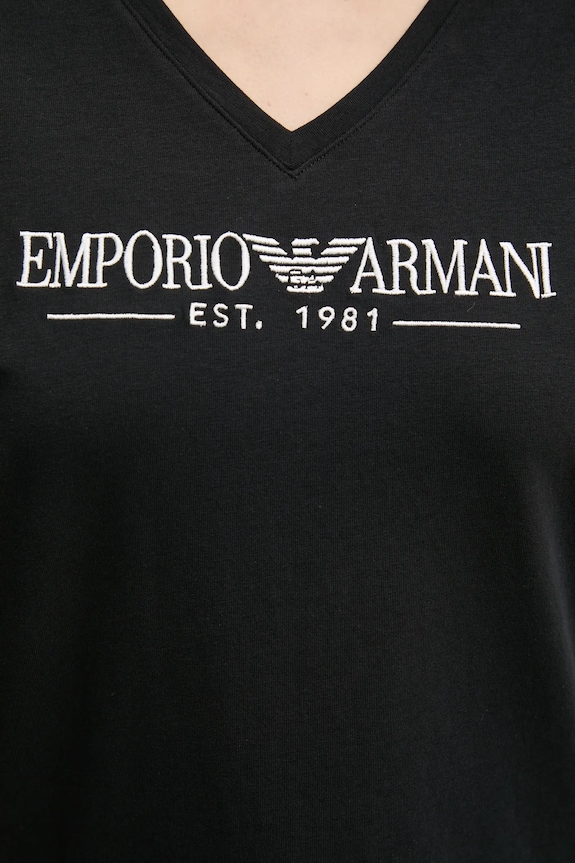 Majica kratkih rukava Emporio Armani Underwear EW000409.AF10881 crna